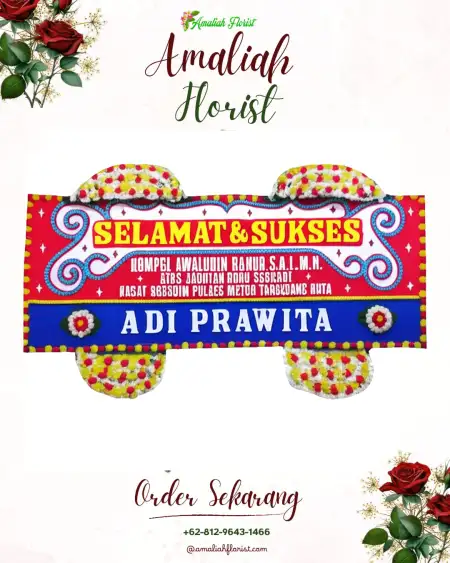 Papan Bunga Ucapan Selamat Cipedak
